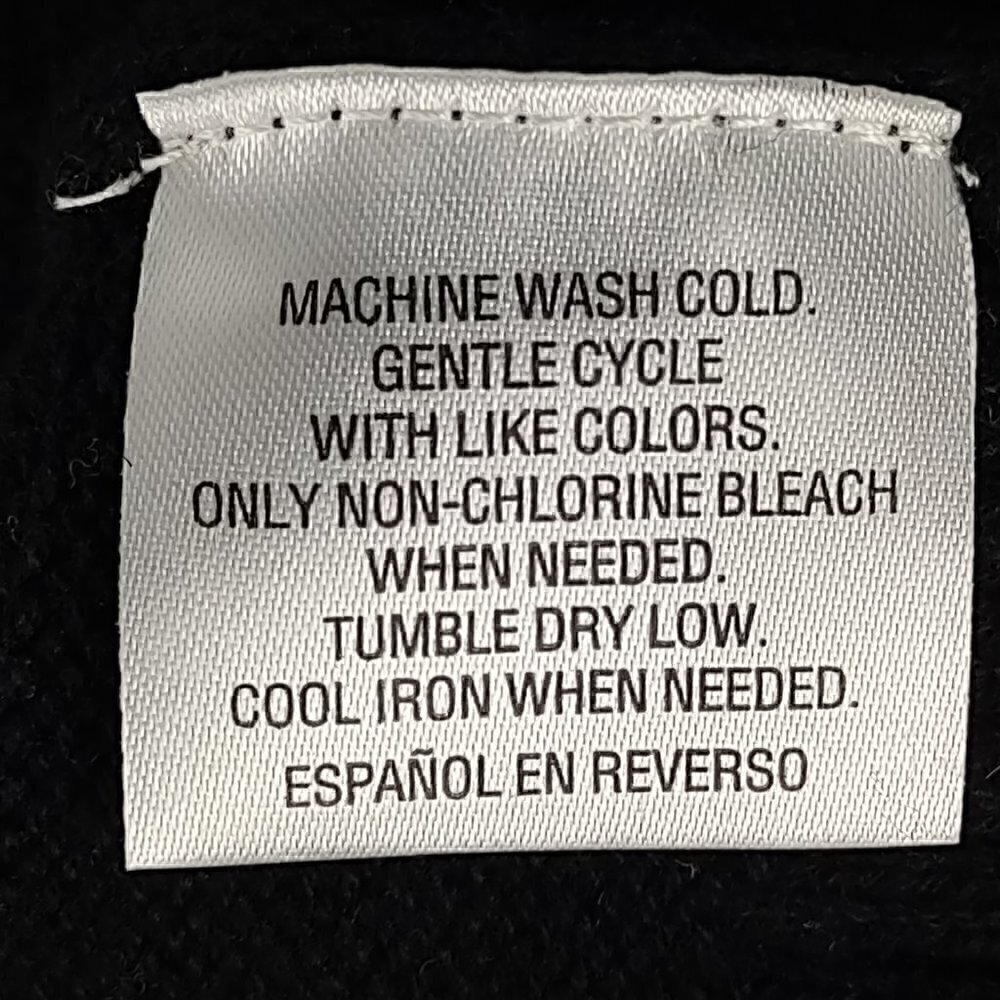Charter Club Women's Cotton Blend No Pocket Full Zip Black Sweater Size Large - Picture 12 of 12